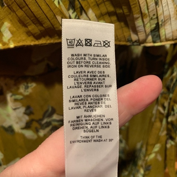 ASOS Mustard Floral Maxi Dress - Picture 6 of 6